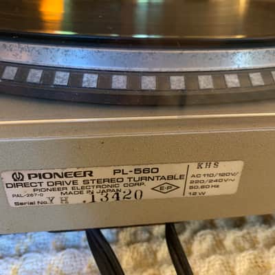 Pioneer PL-560 1978-1979 Bronze image 6