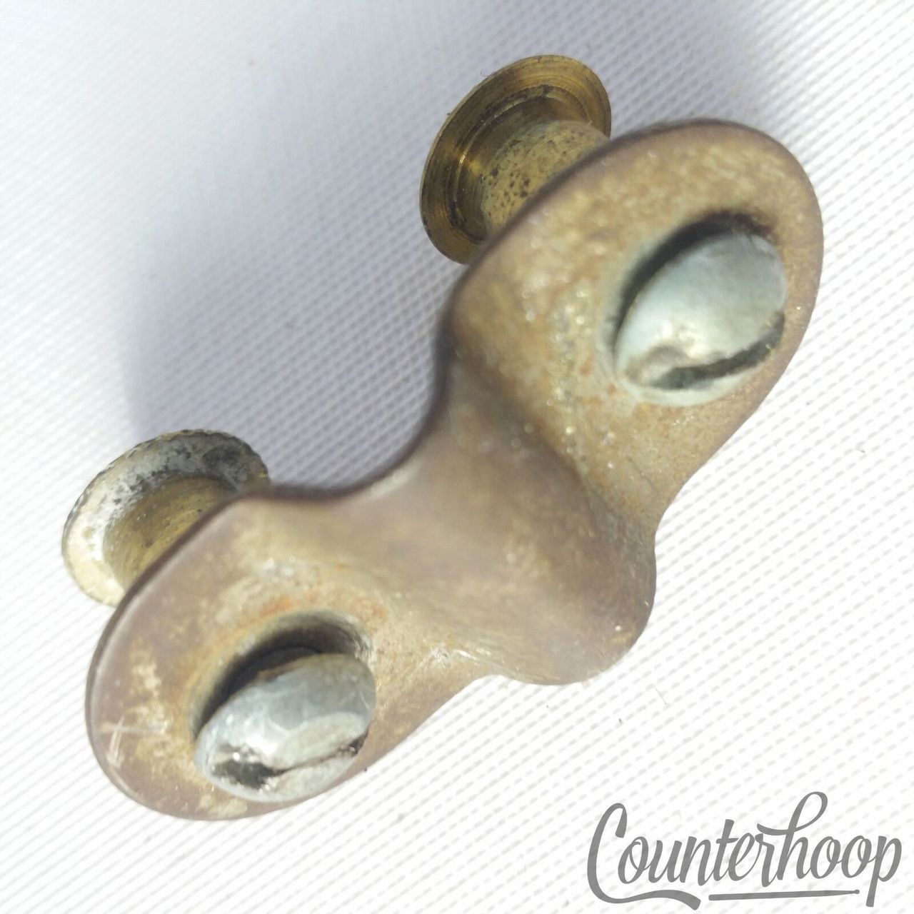 Ludwig Snare/Tom Drum Key Holder Mount Parade Marching Nickel 2-Hole Vintage 20s — main photograph