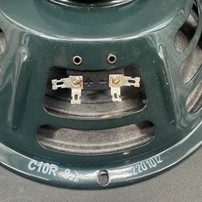 Jensen C10R Vintage Ceramic 10" 25-Watt 8ohm Guitar Speaker 2010s - Green image 2