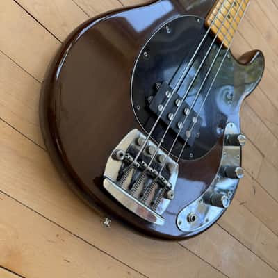 1977 Musicman Stingray Bass Guitar Mocha image 4