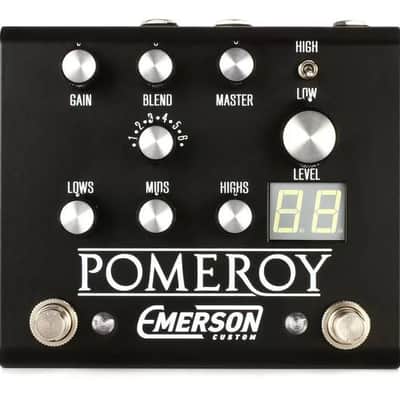 Emerson Custom Pomeroy Boost / OD / Distortion pedal - black