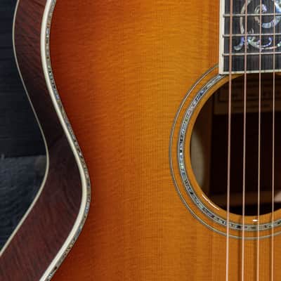 Santa Cruz Custom OM Fiddleback Mahogany / Old Growth Sitka Acoustic Guitar image 16