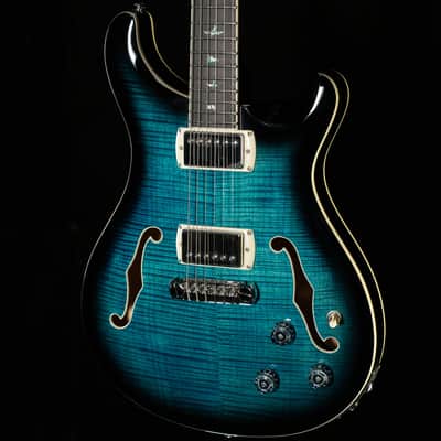 PRS SE Hollowbody II Piezo Peacock Blue Smokeburst (111) image 1