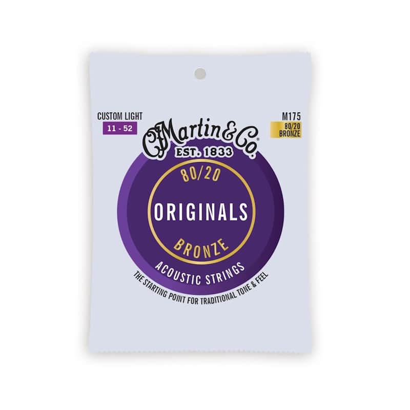 NEW Martin Original 80/20 Bronze Acoustic Strings - Custom Light - .011-.052 image 1