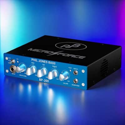 Phil Jones BP-200 200-Watt Compact Bass Amp Head; A bass amp that will fit in your gig bag! The Phil Jones BP-200 amplifier offers 200 watts RMS of power while weighing only 2.5lbs. image 14