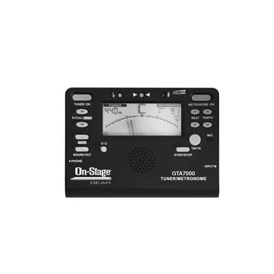 On Stage GTA7000 Chromatic Tuner Metronome Tone Generator image 1
