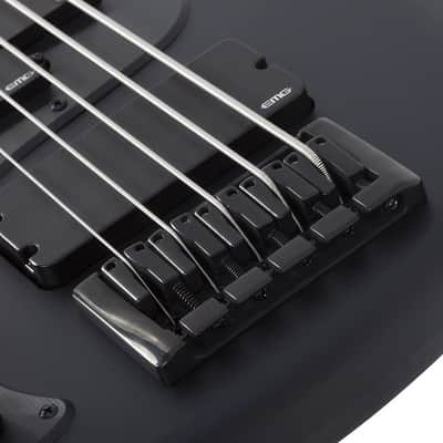 Schecter Stiletto-5 Stealth Pro LH - Satin Black (2274) image 11