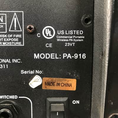 Califone Model PA-916 Portable PA Amplifier Speaker image 12