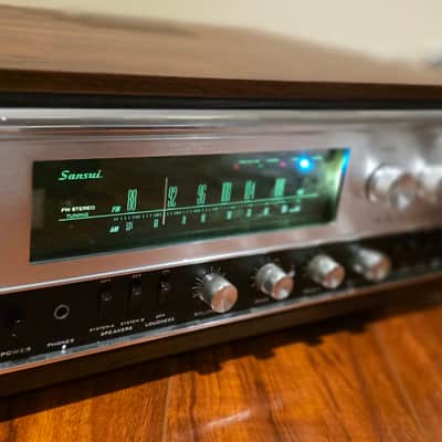 Vintage Sansui 3000A, 45W AM/FM Stereo ReceiveR POWER AMPLIFIER W/ Woods Case image 1