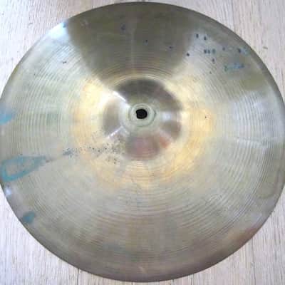 14" Avedis Zildjian Paper-Thin Hihat Cymbal 1950s - Vintage image 3
