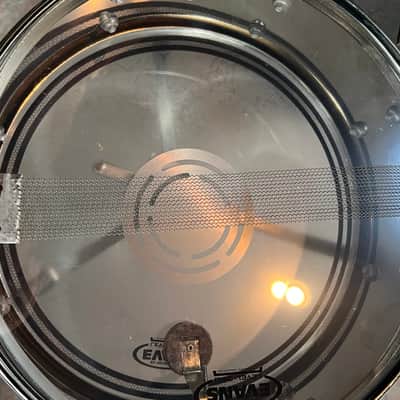 Slingerland   5 1/2x14" 8-Lug Chrome Over Steel Snare Drum, stand & extras case image 8