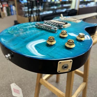 2017 Gibson Les Paul Studio Deluxe IV Caribbean Night w/ Case image 13