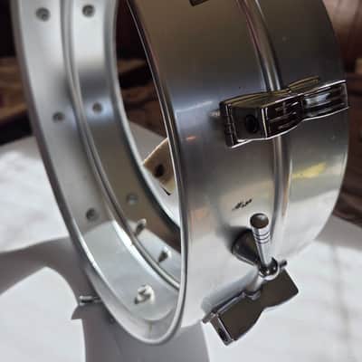 67 Ludwig  Acrolite No. 404-grey matte finish and chrome image 17