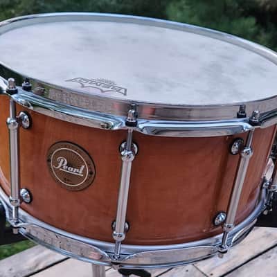 STUDIO SALE! Pearl Limited Edition Exotic Series Kapur Wood Snare 14"×6.5" 2013 image 3