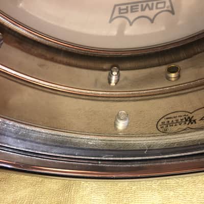 Ludwig Supraphonic 1950’s/60’s- Chrome over brass Snare Drum image 7