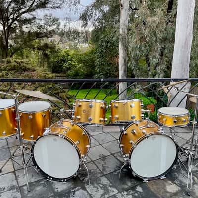Hayman Vibrasonic 60s - Gold Ingot- 11pce- dble bass drums image 3