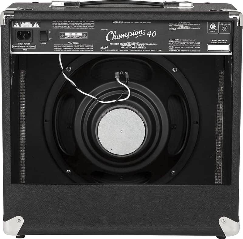 Fender Champion 40 2-Channel 40-Watt 1x12" Guitar Practice Amp image 2