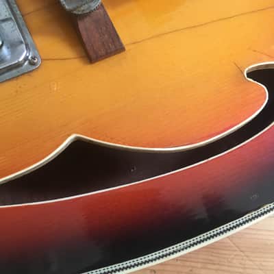 1960s Kawai Teardrop Bass Guitar Rare Japan Teisco image 23