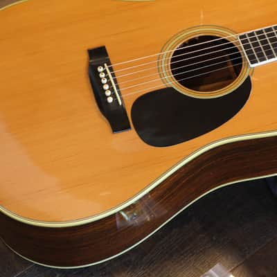 1975 Martin D-35 Dreadnought Acoustic Guitar Natural + OHSC image 6