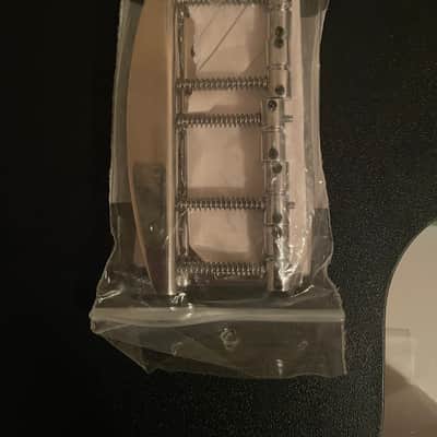 Hipshot 5-String Vintage Bass Bridge - Stainless Steel image 2