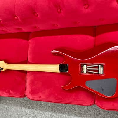 Hamer USA Diablo Electric Guitar 1990's - Transparent Red with Lace Sensors image 10