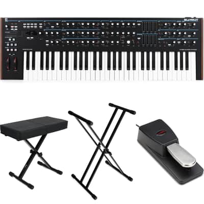 Novation Summit 61-key 16-voice Synthesizer Essentials Bundle