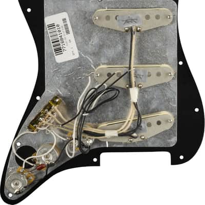 Fender Custom Shop Custom '69 SSS Loaded Stratocaster Pickguard, Black image 2