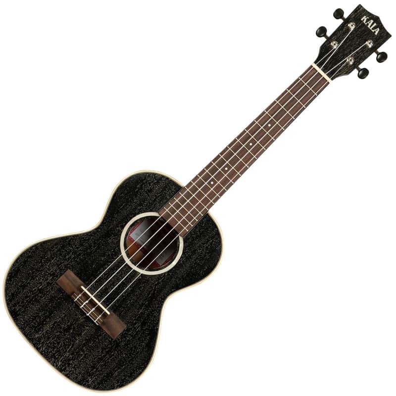 Kala Brand Salt & Pepper Doghair Mahogany Tenor Ukulele KA-SDH-T image 1
