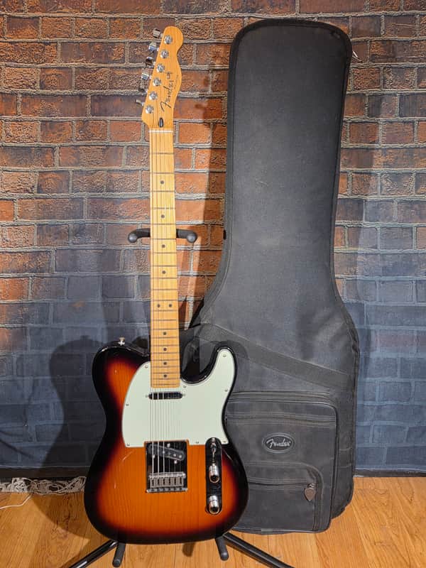 Fender 2021 Player Plus Telecaster Maple Fretboard 3-Color Sunburst 75th Anniversary w/ Original Gig Bag image 1