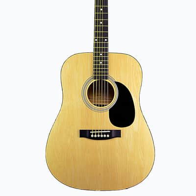 Glen Burton GA101-NT Dreadnought Laminated Basswood Top Mahogany Neck 6-String Acoustic Guitar image 1