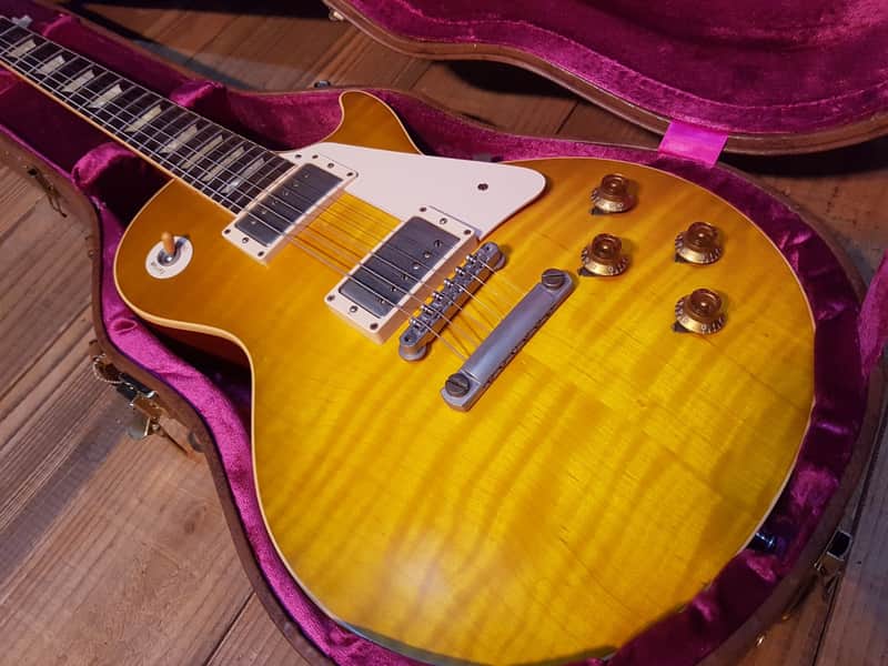 2011 Gibson Les Paul Historic 1959 LP Mahogany Rosewood Burst Bucker image 1