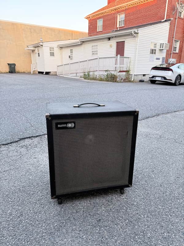Vintage 1971 Sunn Sonic I 1x15 cabinet, in awesome condition! image 1