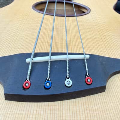 Svoboda Acoustic Electric Bass - Freted or Fretless 2021 - Clear Mat image 1