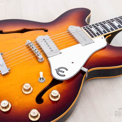 1991 Epiphone Casino Vintage Guitar Sunburst Pre-Elitist, Japan Terada image 7