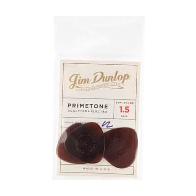 Dunlop 514P1.5 Primetone® Semi Round Guitar Picks -- Three Picks image 1