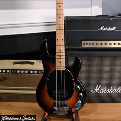 Ernie Ball Music Man Retro '70s StingRay Special 4 String Vintage Sunburst image 2