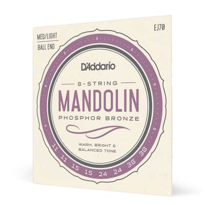D'Addario Phosphor Bronze Mandolin Strings Ball End 11-38 image 7