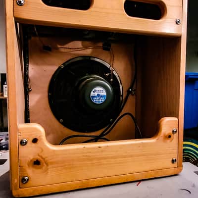 Alamo Challenger Guitar Amp Jensen 10" Tube  1964 Natural Wood image 21