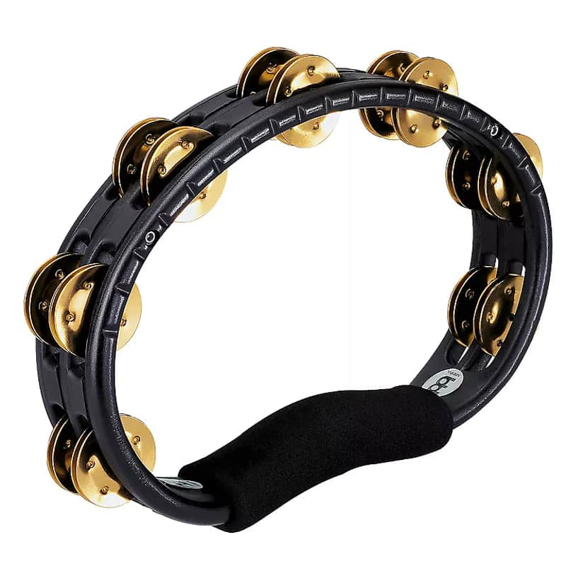 Meinl TMT1B-BK Handheld Tambourine with Brass Jingles image 1