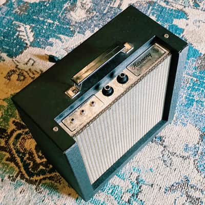 1966 Harmony H400A Tube Combo Amp - Serviced + Safe To Use image 4