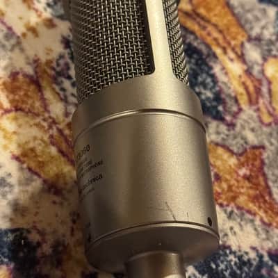 Audio-Technica AT3060 Large Diaphragm Phantom Powered Cardioid Tube Condenser Microphone 2000s - Silver image 4