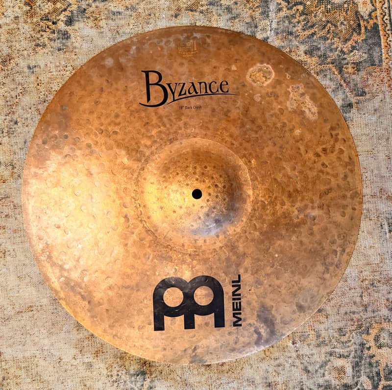 Meinl BYZANCE DARK Crash 18” RAW UNLATHED Complex 1374 g CLEAN! WHY Pay $430??? image 1