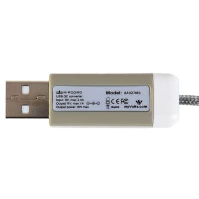 Ripcord USB to 9V TC Electronic Flashback Mini Effects pedal-compatible power cable by myVolts image 2