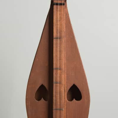 G.E. Thomas 3-String Appalachian Dulcimer, c. 1950s, brown gig bag case. image 5