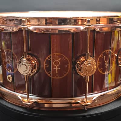 DW Neil Peart 6.5”x14” TIME MACHINE ICON Snare Drum No.198/250 BONUS TM Display Head !!! image 8