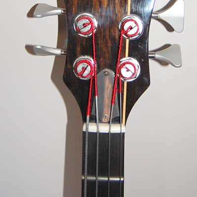 Custom "Woody" scroll bass - One-of-kind! image 5