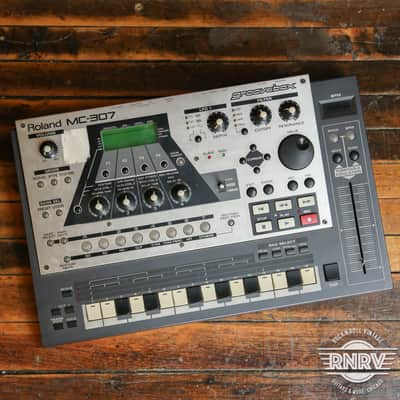Roland MC-307 Groovebox 2000s - Silver and Black image 1