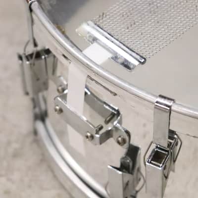 Remo 5.5x14" PTS Pre Tune Snare Drum Chrome 1990's image 11