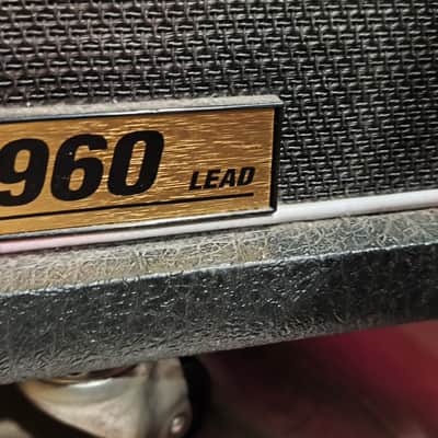 Marshall 1960A Lead 300-Watt 4x12" Angled Guitar Speaker Cabinet 1998 - Present - Black image 3