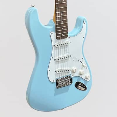 Fender Squier Classic Vibe '70s Stratocaster Electric Guitar - Sonic Blue image 2